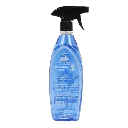 HerbyShine Tap cleaner for bathroom | Hard water stain remover and Shower head cleaner | Stain remover liquid spray