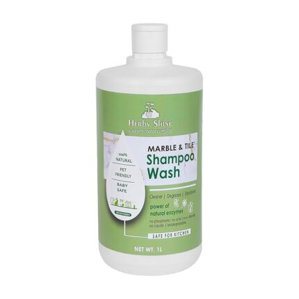 HerbyShine Premium Marble Cleaner – 1L | Eco-Friendly Floor and Natural Stone Cleaner | Safe for Marble Temple and Kids | Deep Clean, Streak-Free Shine, Germ Protection, pH Neutral, Multi-Surface