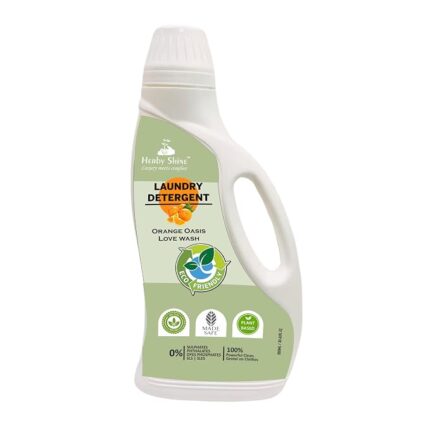 Laundry Detergent – 1 Litre | Orange Fragrance | Deep Clean and Fresh Scent | Suitable for All Clothing Types, Including Delicates | Washing Machine and Hand Wash Friendly