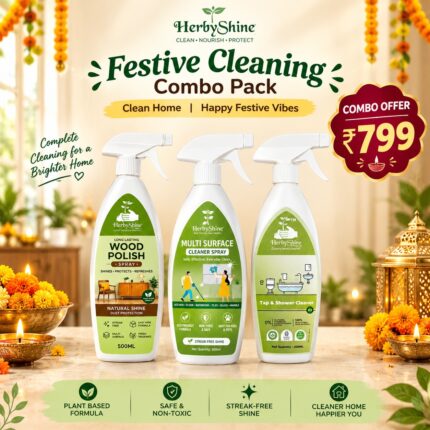 Complete Home Cleaning Combo – Wood Polish, Multi-Surface Cleaner & Tap and Shower Cleaner